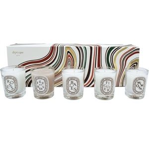 Diptyque Set of 5 Home Scented Aromatherapy Wax Candles brand new